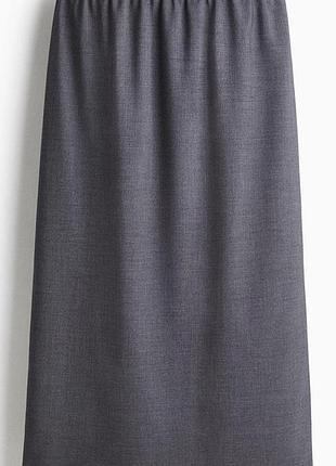 Міді спідниця жіноча h&m сіра