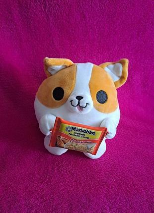 Корги бенджи.пес.собака.benji the corgi.мягкая грушка.мягкая игрушка.мягкая грушки.zuru snackles