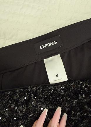 Шорти жіночі express чорні з блискітками, розмір m