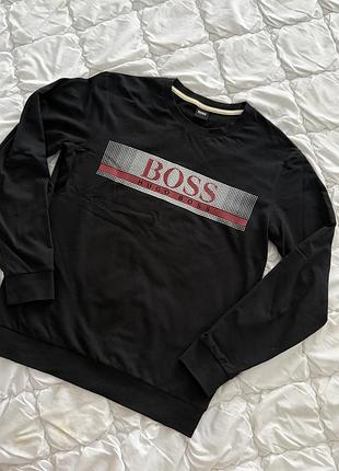 Кофта світшот чорний boss