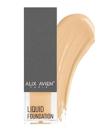 Жидкая тональная основа с spf 35 alix avien 302 ochre beige 35 мл