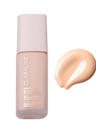 Сяюча тональна основа з spf 15 claraline p120 fair rose 44 мл