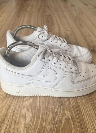 Кросівки nike air force 1 білі, розмір 40 (uk 6)