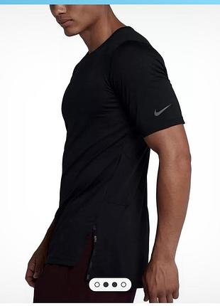 Чорна чоловіча футболка nike utility (модель aa1591) dri-fit розмір s.