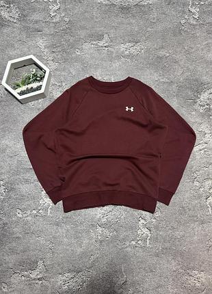 Світшот under armour чоловічий бордовий кофта оригінал андер армор