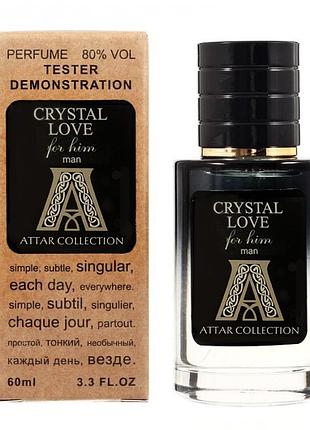 Attar collection crystal love for him тестер lux мужской 60 мл