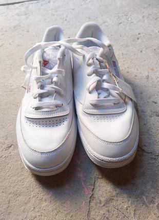 Кросівки чоловічі reebok club c 85 білі шкіряні eur 44 та 44.5