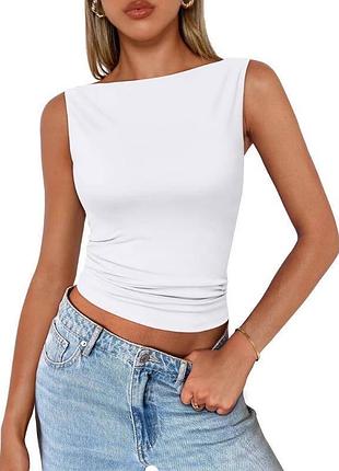 Zara базовий трикотажний топ