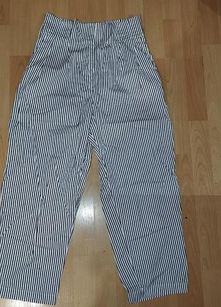 Брюки жіночі zara в смужку, розмір s