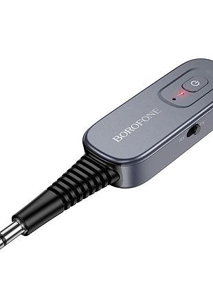 Bluetooth-ресивер borofone clear way aux bt audio receiver/transmitter metal grey ( ) 5