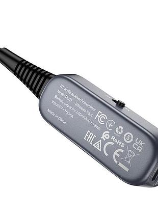 Bluetooth-ресивер borofone clear way aux bt audio receiver/transmitter metal grey ( ) 7