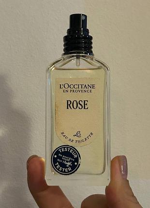 L’occitane rose 50 мл туалетна вода троянда лосітан