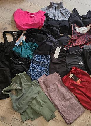 Спортивний жіночий одяг люкс від відомих брендів: under armour, gymshark, crivit,usa pro,workout