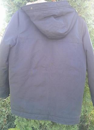 Парка для підлітків, зимова, чорна 5