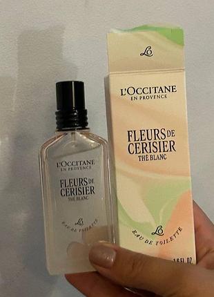 Fleur de cerisier the blanc l’occitane en provence 50 мл туалетна вода
