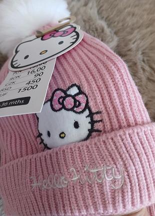 Зимняя шапка hello kitty для девочек 6
