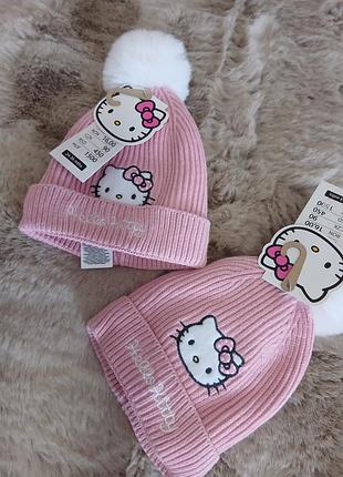 Зимняя шапка hello kitty для девочек 4