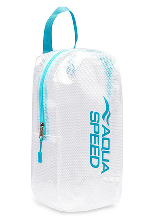 Сумка aqua speed dry pouch 61629 7l белый, бирюзовый уни 38x21x9 см