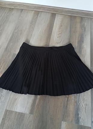 Спідниця міні плісе zara l mex 30