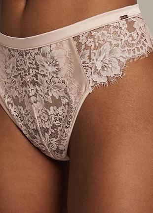 Трусики noir кружевные стринги р xs-s