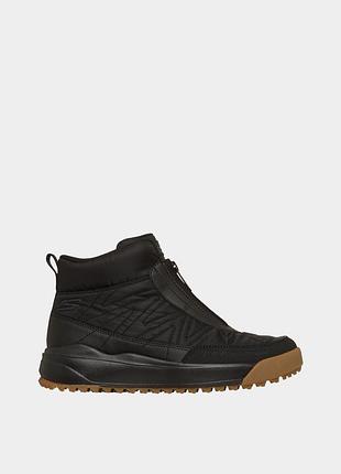Оригінальні жіночі черевики skechers / чорні черевики skechers на широку стопу