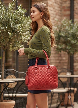 Женская сумка red power laptop bag,женская красная сумка для лепптопа