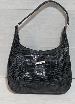 Красива шкіряна сумка longchamp, оригінал