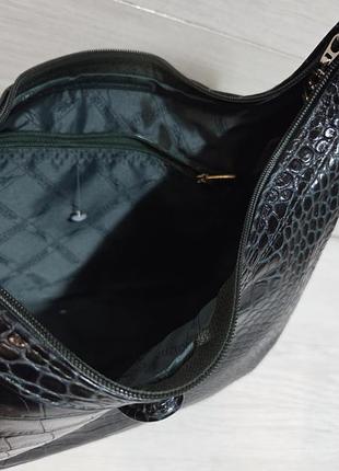 Красивая кожаная сумка longchamp, оригинал 5