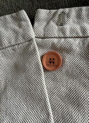 Жіноча міні-спідниця maxmara сіра в мініклітинку