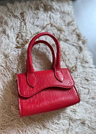 Красная сумка asos 3