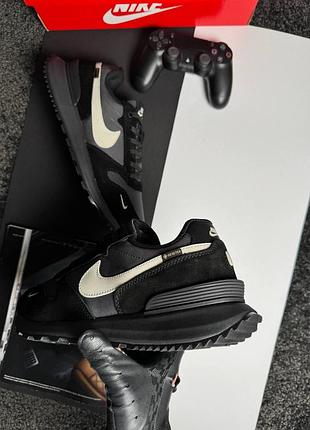 Nike phoenix waffle gtx black grey beige