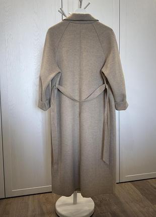 Пальто без підкладки бежеве one size 2