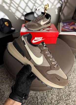 Nike phoenix waffle gtx brown beige black 4
