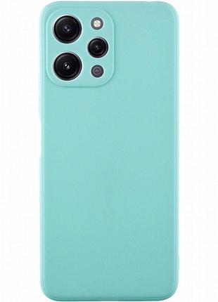Силиконовый чехол candy full camera для xiaomi redmi 12 зеленый / menthol