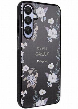 Tpu+pc чехол secret garden для samsung galaxy a15 4g/5g black