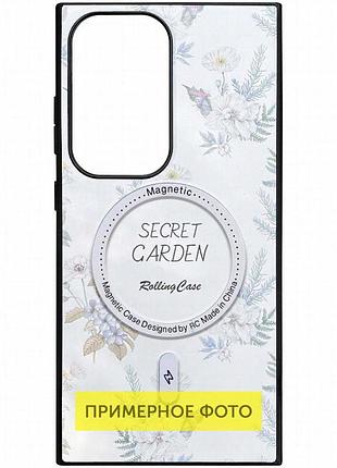 Tpu+pc чехол soft secret garden with magfit для samsung galaxy s25 ultra white