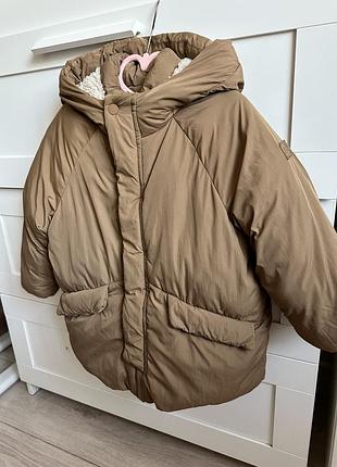 Куртка дитяча zara коричнева 4