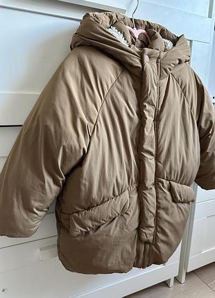 Куртка дитяча zara коричнева 3