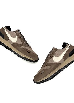 Nike phoenix waffle gtx brown beige black
