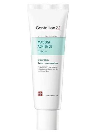 Крем для жирной кожи centellian24 madeca acnience cream