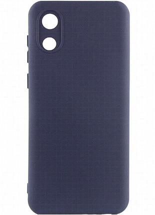 Чехол silicone cover lakshmi full camera (a) для samsung galaxy a03 core синий / midnight blue