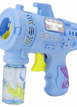 Пистолет с мыльными пузырями heroes bubble gun+ bottle 50ml rabbit