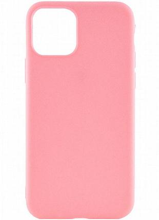 Силиконовый чехол candy для apple iphone 11 pro (5.8") розовый