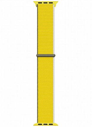 Ремешок nylon для apple watch 42(ser.1-3)/44/45/46/49mm желтый / sunflower