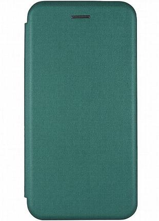 Кожаный чехол-книжка classy для xiaomi redmi note 8t зеленый