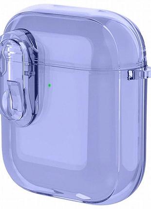 Футляр tpu colorful для наушников airpods 1/2 blue