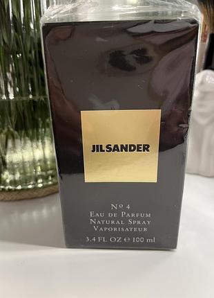Парфумована вода jil sander no. 4 eau de parfum natural spray 100 ml для жінок