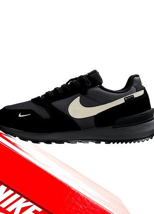 Nike phoenix waffle gtx black grey beige 4