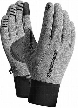 Перчатки сенсорные golove joy (l) anti-slip 2023 серый