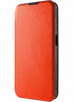 Кожаный чехол-книжка belora для motorola moto g17 power red